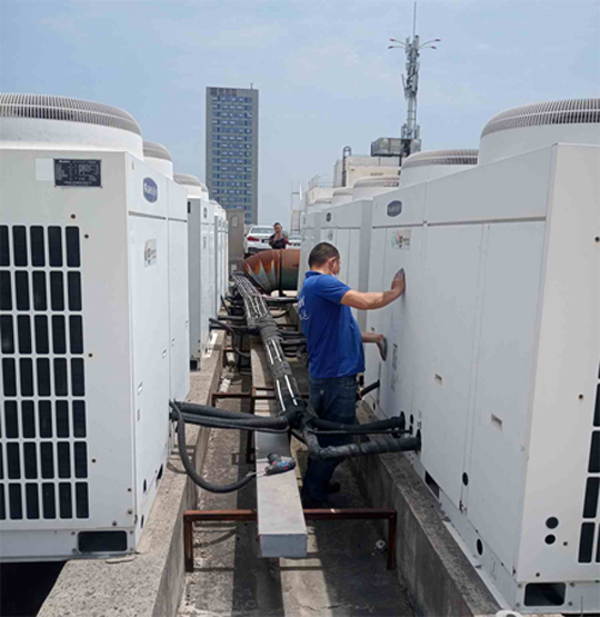 邳州中央空调制热和不制冷系统维修方法